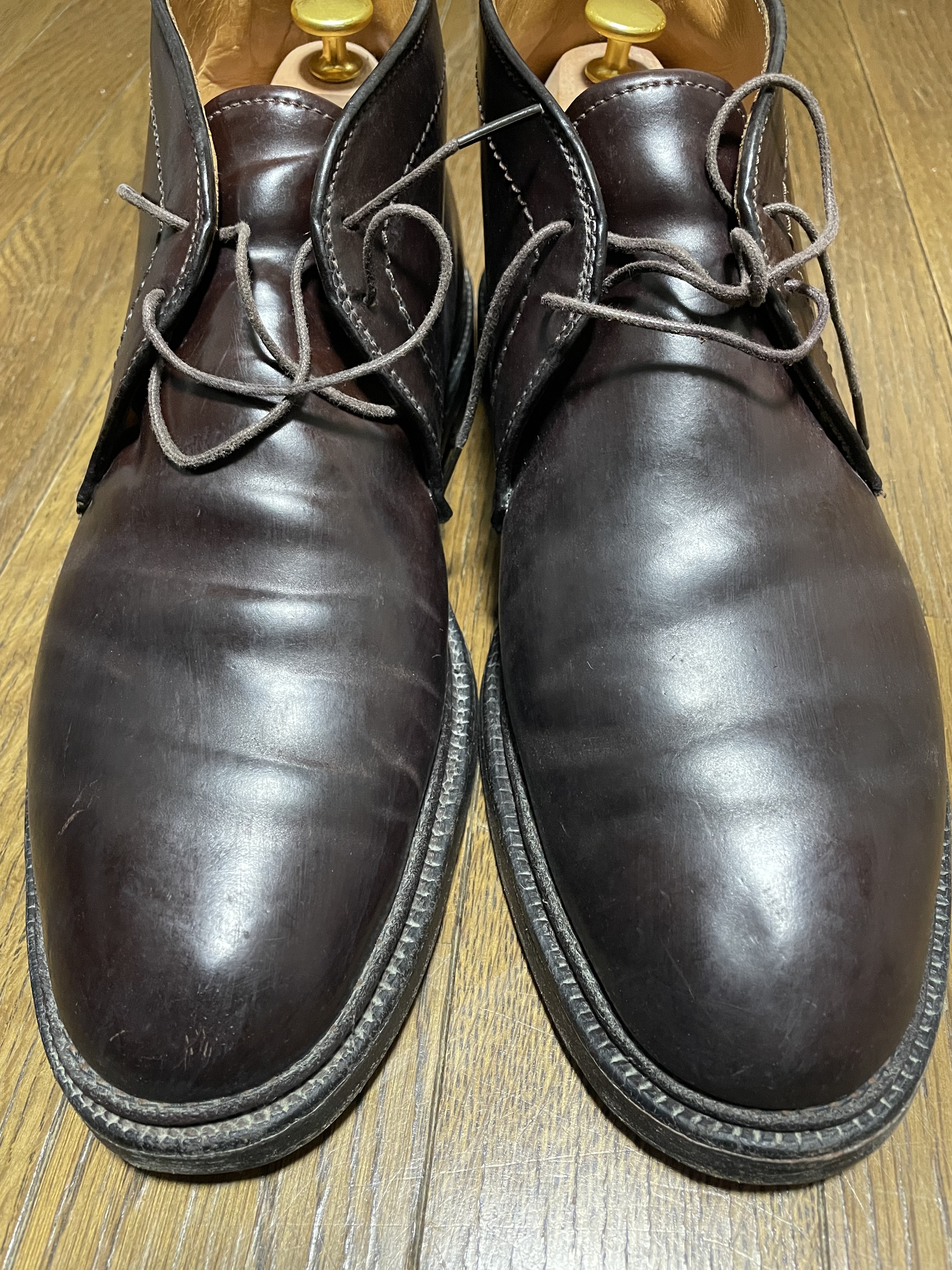 オールデン 1357 チャッカブーツ コードバン ラウンドトゥ 6 24.5 