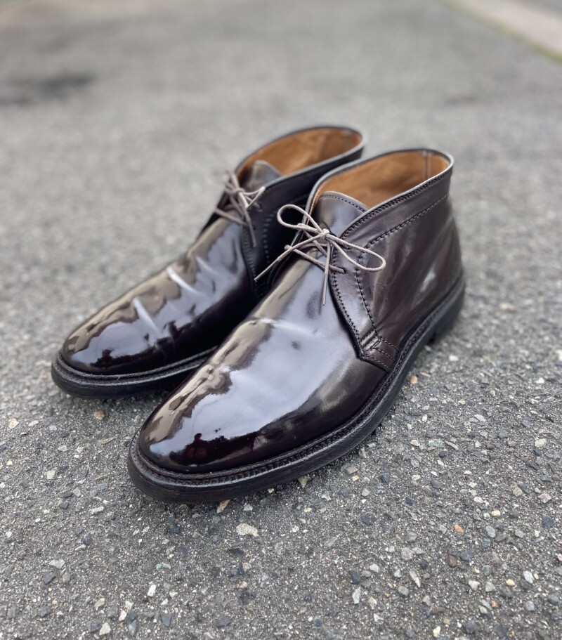 オールデン コードバン チャッカ ブーツ 1357 ALDEN 7.5 #8 ALDEN オールデン アメリカ製 シェルコードバン チャッカブーツ 1357